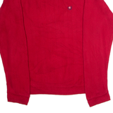 CHAPS RALPH LAUREN Mens Jumper Red Crew Neck Chunky Knit L