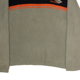 HARLEY DAVIDSON Mens Patterned Jumper Grey Crew Neck 90s 2XL