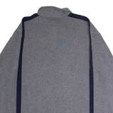 TOMMY HILFIGER Mens Jumper Grey Collared Tight Knit L