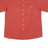 ANGELO LITRICO Mens Shirt Red 90s Striped XL
