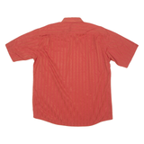 ANGELO LITRICO Mens Shirt Red 90s Striped XL