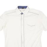 MEN'S FASHION Mens Plain Shirt Cream L