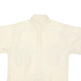 Womens Shirt Yellow 90s Striped UK 12