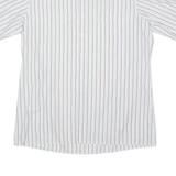 Mens Shirt White Striped L