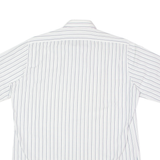 Mens Shirt White Striped L