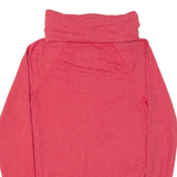 CHAMPION Womens Sweatshirt Red Roll Neck M