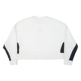 PUMA Cropped Womens Sweatshirt White M
