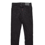 LEVI'S 512 Jeans Mens Black Slim Tapered W30 L31