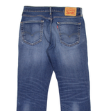 LEVI'S 514 Jeans Mens Blue Slim Straight Stone Wash W32 L27