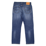 LEVI'S 514 Jeans Mens Blue Slim Straight Stone Wash W32 L27