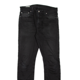 LEVI'S 512 Jeans Premium Mens Black Slim Tapered W32 L34