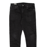 LEVI'S 512 BIG E Jeans Mens Black Slim Tapered W32 L32
