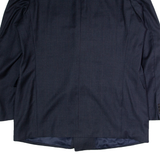 ODERMARK Mens Blazer Jacket Blue Wool Check XL