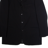 LAUBE & GSELL Mens Blazer Jacket Black Wool XL