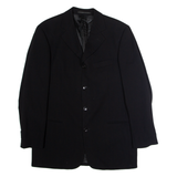 LAUBE & GSELL Mens Blazer Jacket Black Wool XL