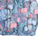 SUNDERLAND OF SCOTLAND Gore-Tex Womens Jacket Blue 90s Crazy Pattern L