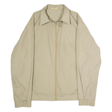 MELKA Mens Lined Jacket Beige 90s L