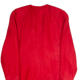 Womens Blazer Jacket Red Silk 80s UK 12