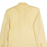 JACQUES FATH Womens Blazer Jacket Yellow 90s UK 14
