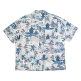 GROOVY BAY Mens Hawaiian Shirt White Floral XL