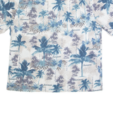 GROOVY BAY Mens Hawaiian Shirt White Floral XL