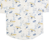 PURITAN Mens Hawaiian Shirt White XL