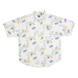 PURITAN Mens Hawaiian Shirt White XL