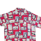 PURITAN Mens Hawaiian Shirt Red L