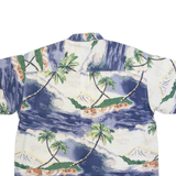 CROSSINGS Mens Hawaiian Shirt White XL