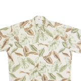PIERRE CARDIN Mens Hawaiian Shirt Beige Floral XL