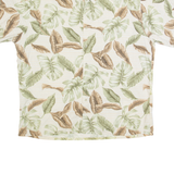 PIERRE CARDIN Mens Hawaiian Shirt Beige Floral XL