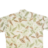 PIERRE CARDIN Mens Hawaiian Shirt Beige Floral XL