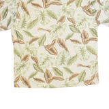 PIERRE CARDIN Mens Hawaiian Shirt Beige Floral XL