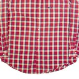 CHAPS RALPH LAUREN Mens Shirt Red Check Long Sleeve XL