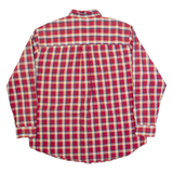 CHAPS RALPH LAUREN Mens Shirt Red Check Long Sleeve XL