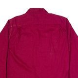 WRANGLER Mens Plain Shirt Red Long Sleeve XL