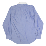 NAUTICA Mens Plain Shirt Blue Long Sleeve M