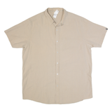THE NORTH FACE Mens Shirt Beige Check 2XL