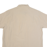 THE NORTH FACE Mens Shirt Beige Check 2XL