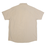 THE NORTH FACE Mens Shirt Beige Check 2XL