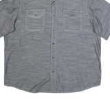 WOOLRICH Mens Plain Shirt Grey 2XL