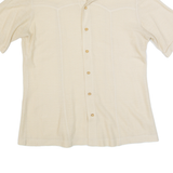 PAUL FOURTICA Mens Plain Shirt Beige M