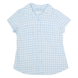 COLUMBIA Womens Shirt Blue Check M