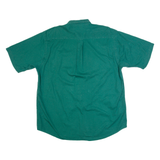 NAUTICA Mens Plain Shirt Green L