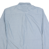 TOMMY HILFIGER Mens Shirt Blue Striped Long Sleeve XL