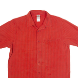 THE NORTH FACE Mens Shirt Orange Striped L