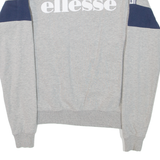 ELLESSE Womens Sweatshirt Grey UK 6
