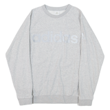 ADIDAS Boys Sweatshirt Grey M