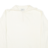 EXTEND Mens Sweatshirt Cream 1/4 Zip L