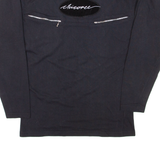 CHICOREE Womens Sweatshirt Black 90s L